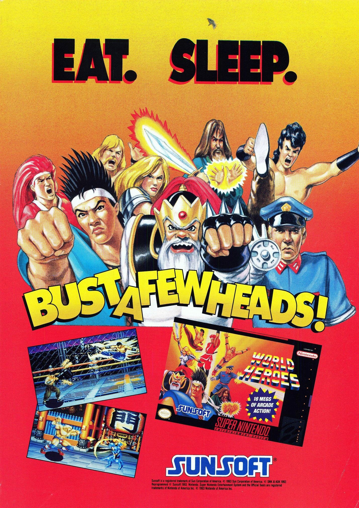 World Heroes - Super Nintendo