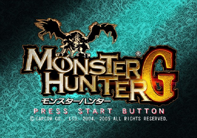 Monster Hunter G - JP Playstation 2