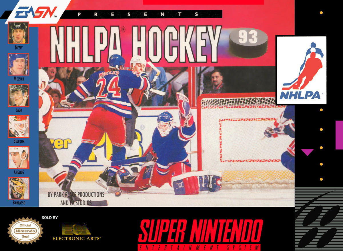NHLPA Hockey '93 - Super Nintendo