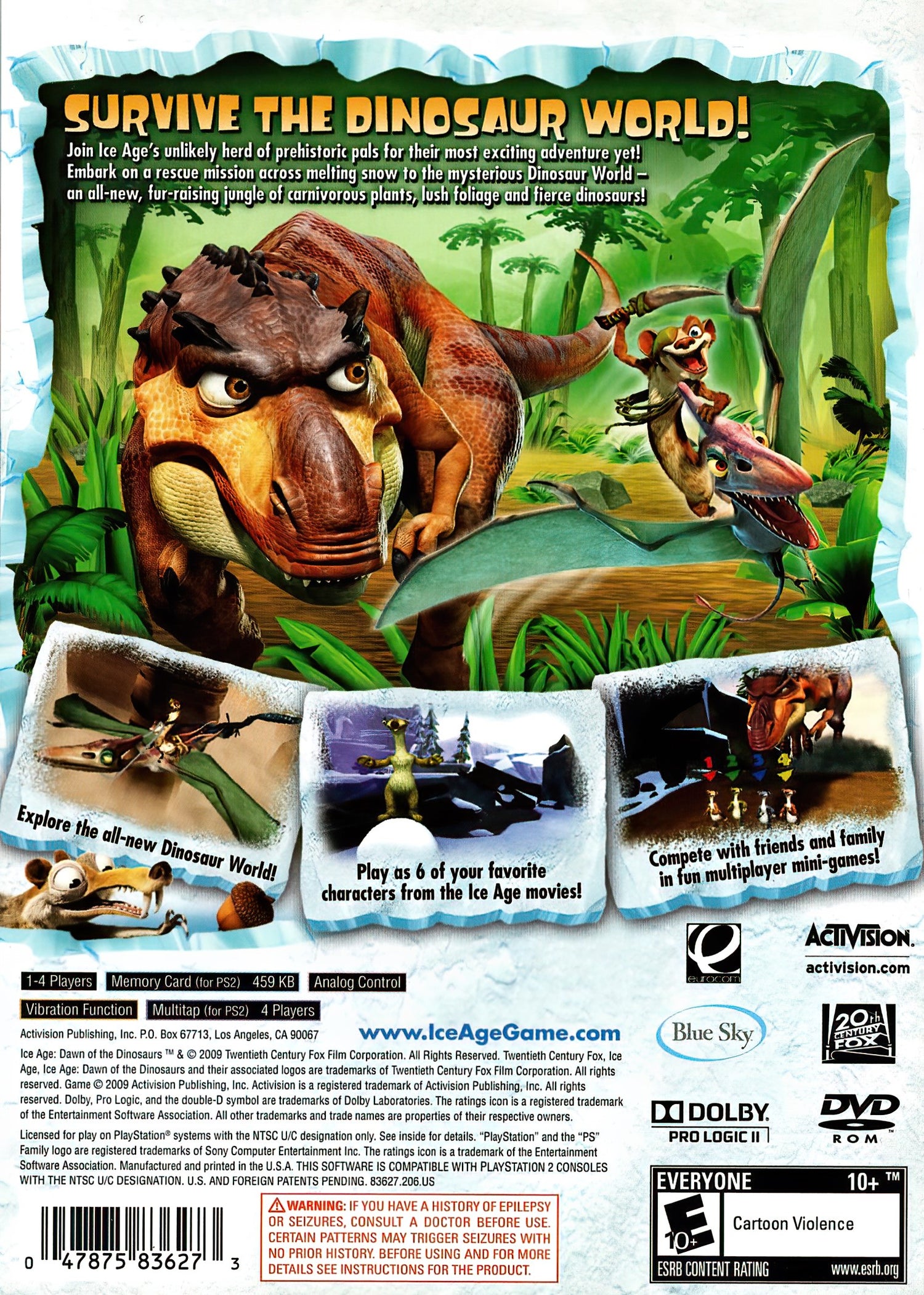 Ice Age: Dawn of the Dinosaurs - Playstation 2