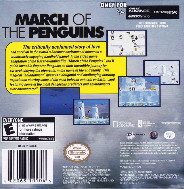 March of the Penguins - GameBoy Advance