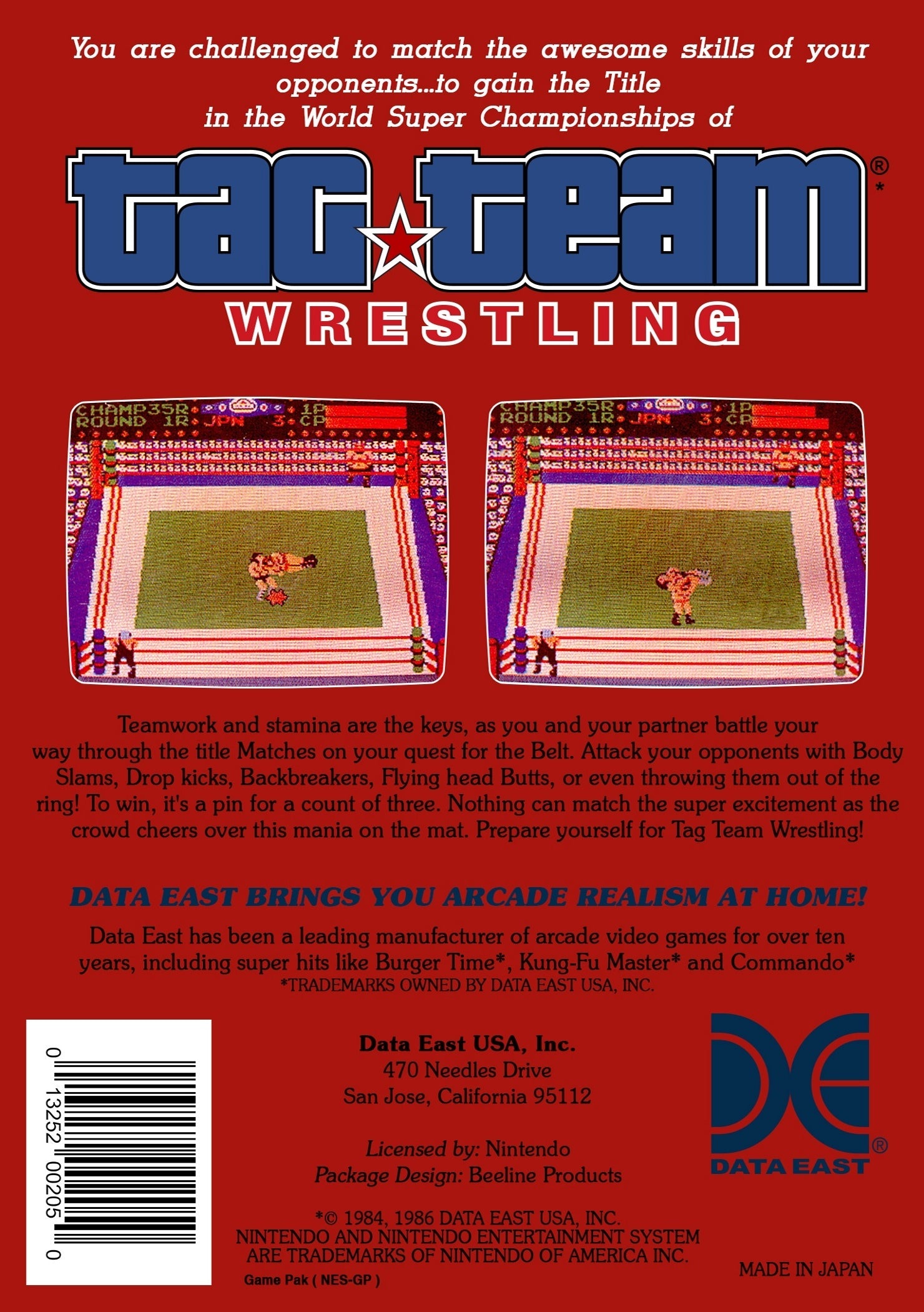 Tag Team Wrestling - NES - Retro Island Gaming