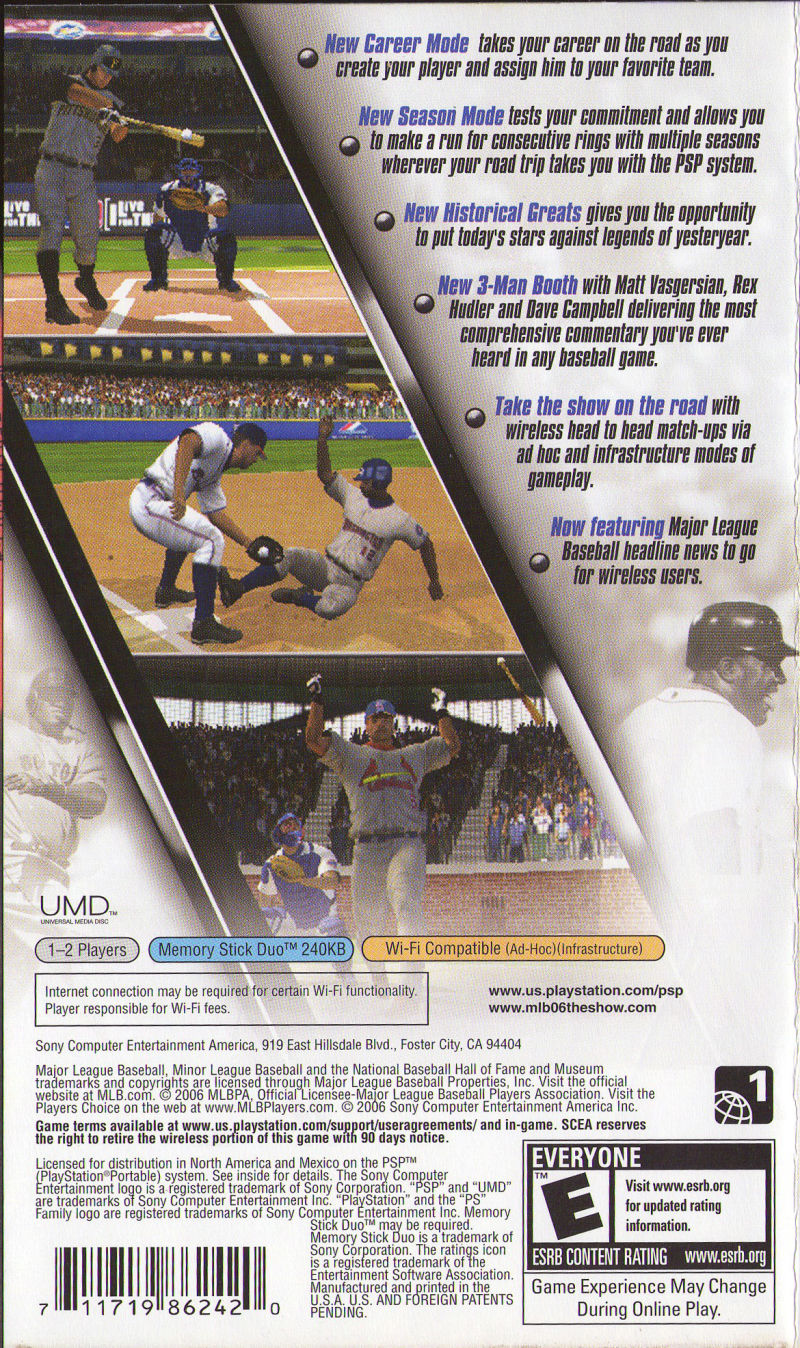 MLB 06 El Show - PSP