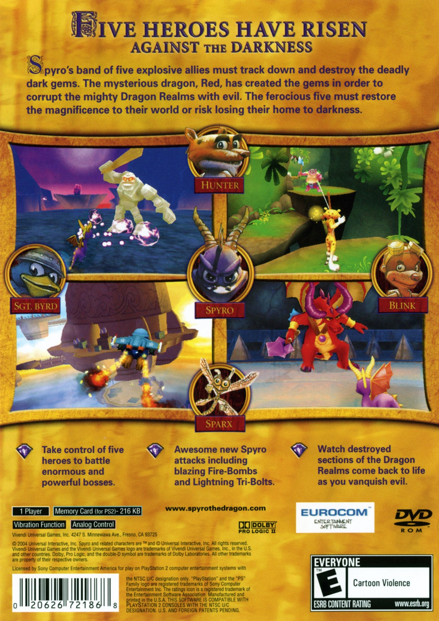 Spyro A Heros Tail - Playstation 2