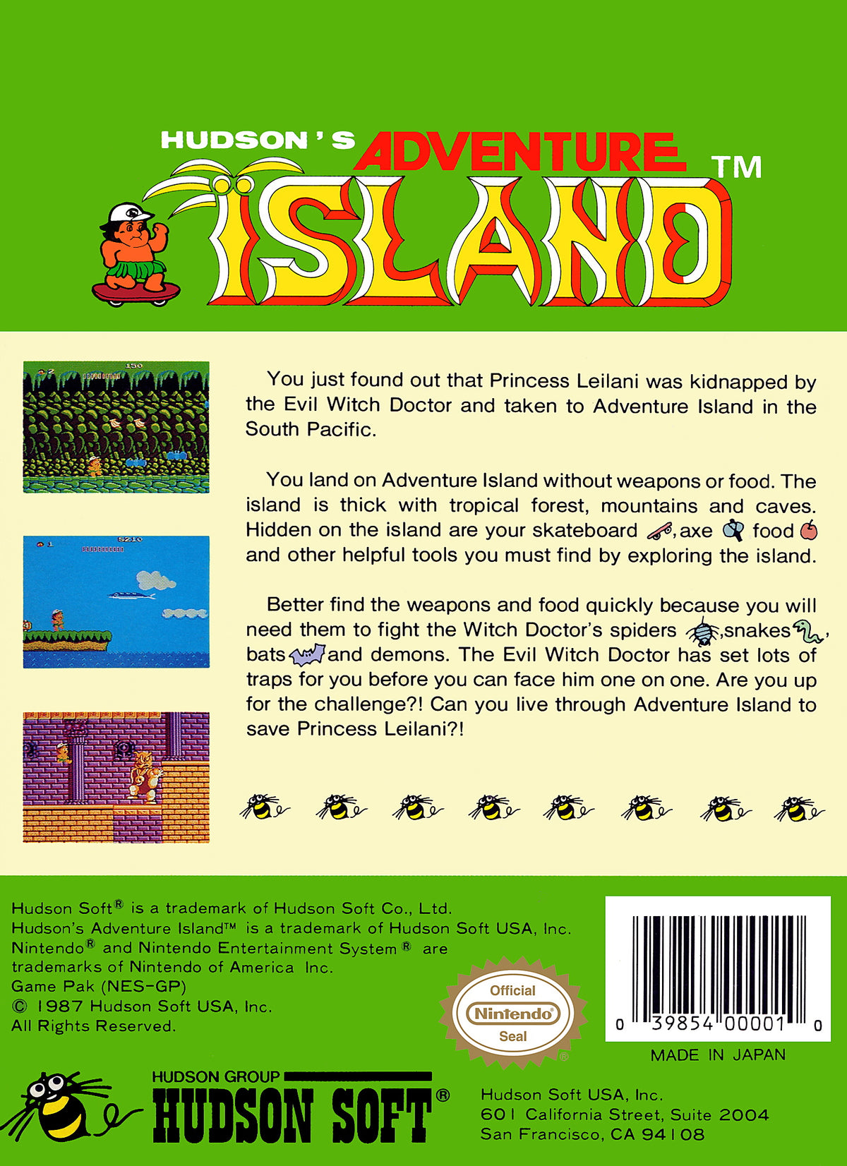 Adventure Island - NES - Retro Island Gaming