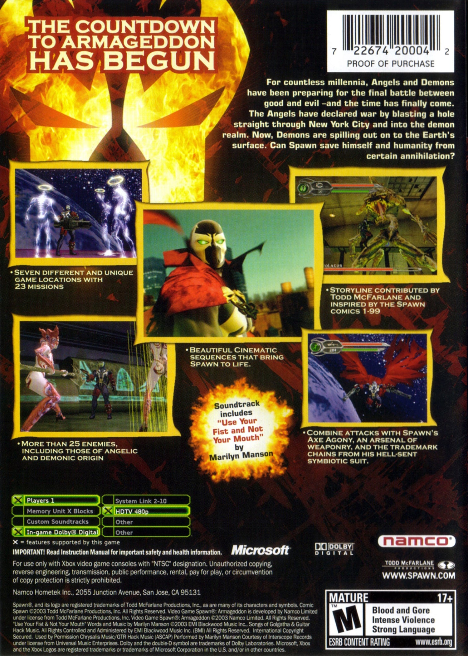 Spawn Armageddon - Xbox