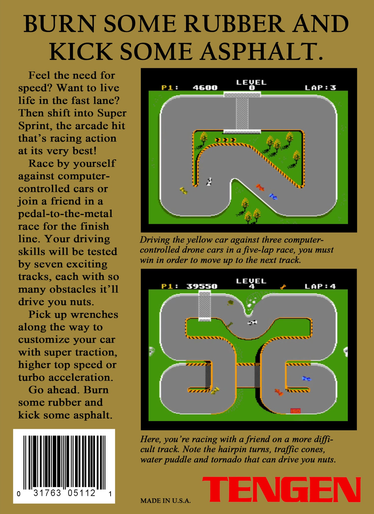 Super Sprint - NES