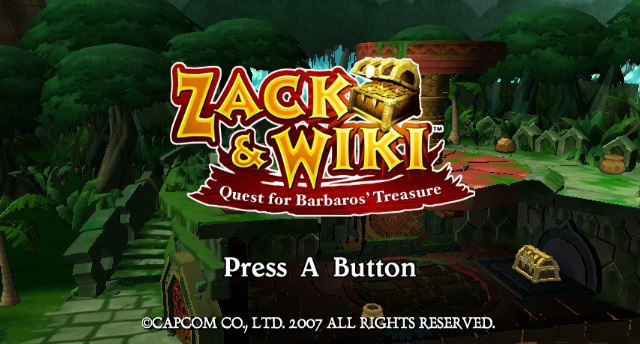 Zack and Wiki Quest for Barbaros Treasure - Wii