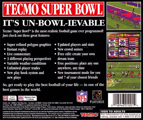 Tecmo Super Bowl - Playstation