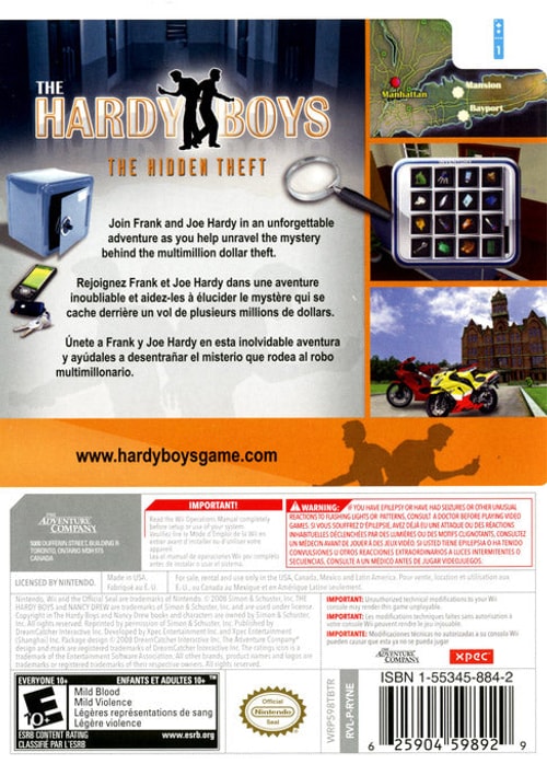 The Hardy Boys: The Hidden Theft - Wii