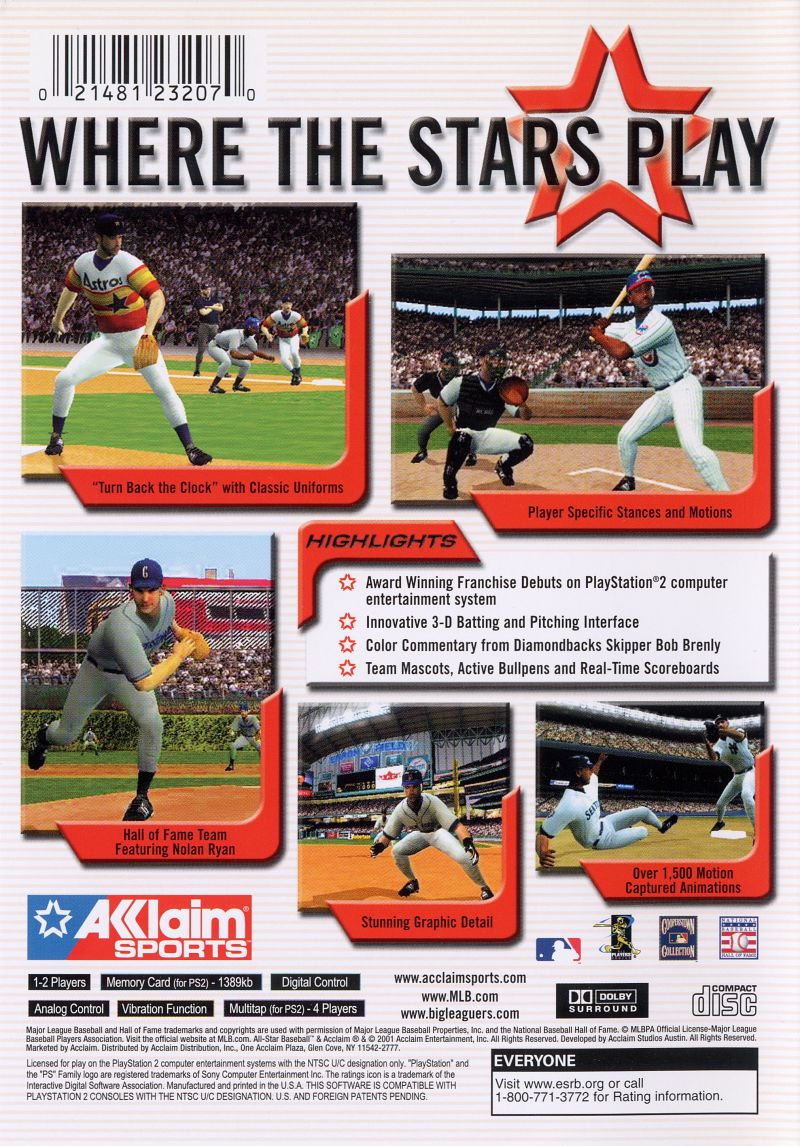 All-Star Baseball 2002 - Playstation 2