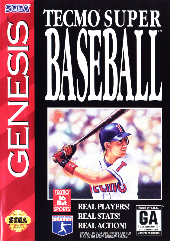 Tecmo Super Baseball - Sega Genesis