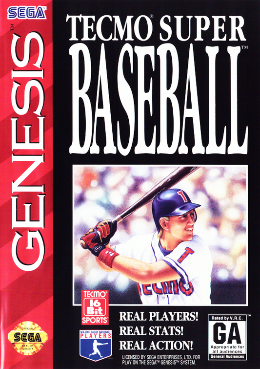Tecmo Super Baseball - Sega Genesis - Retro Island Gaming