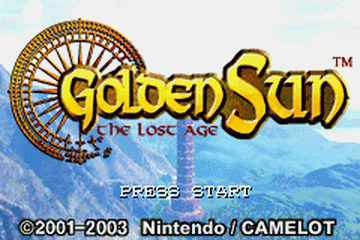 Golden Sun The Lost Age - GameBoy Advance