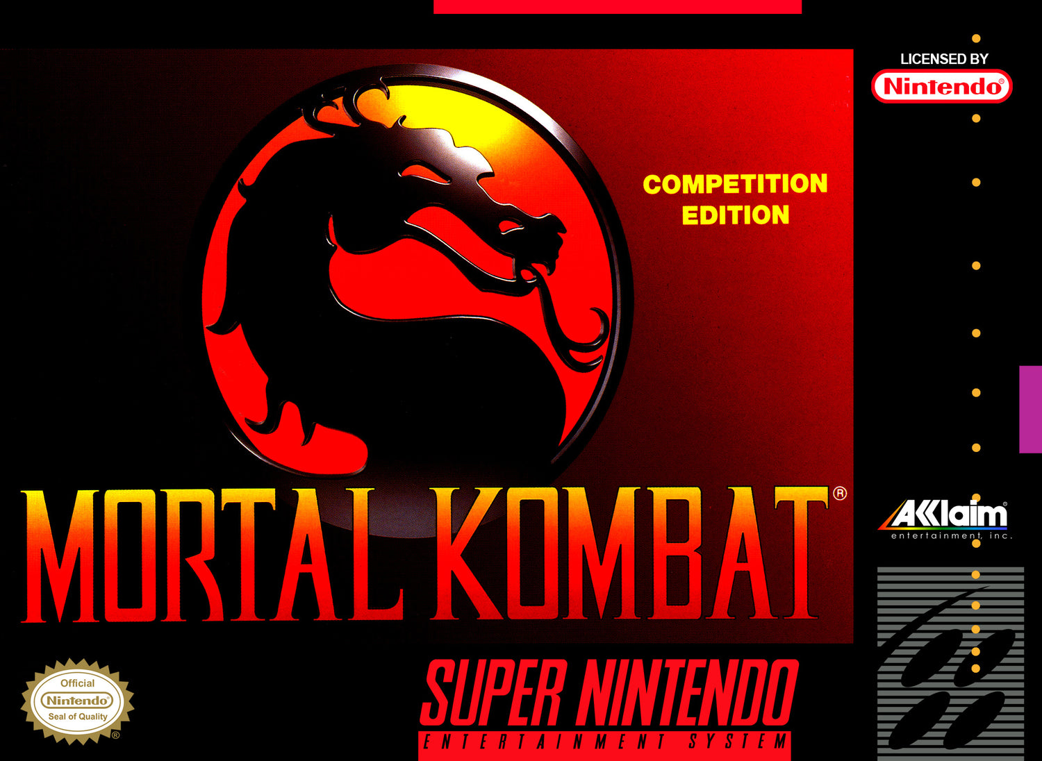 Mortal Kombat - Super Nintendo