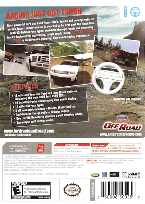 Ford Racing Off Road - Wii - Retro Island Gaming