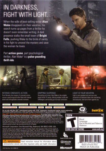 Alan Wake - Xbox 360 - Retro Island Gaming