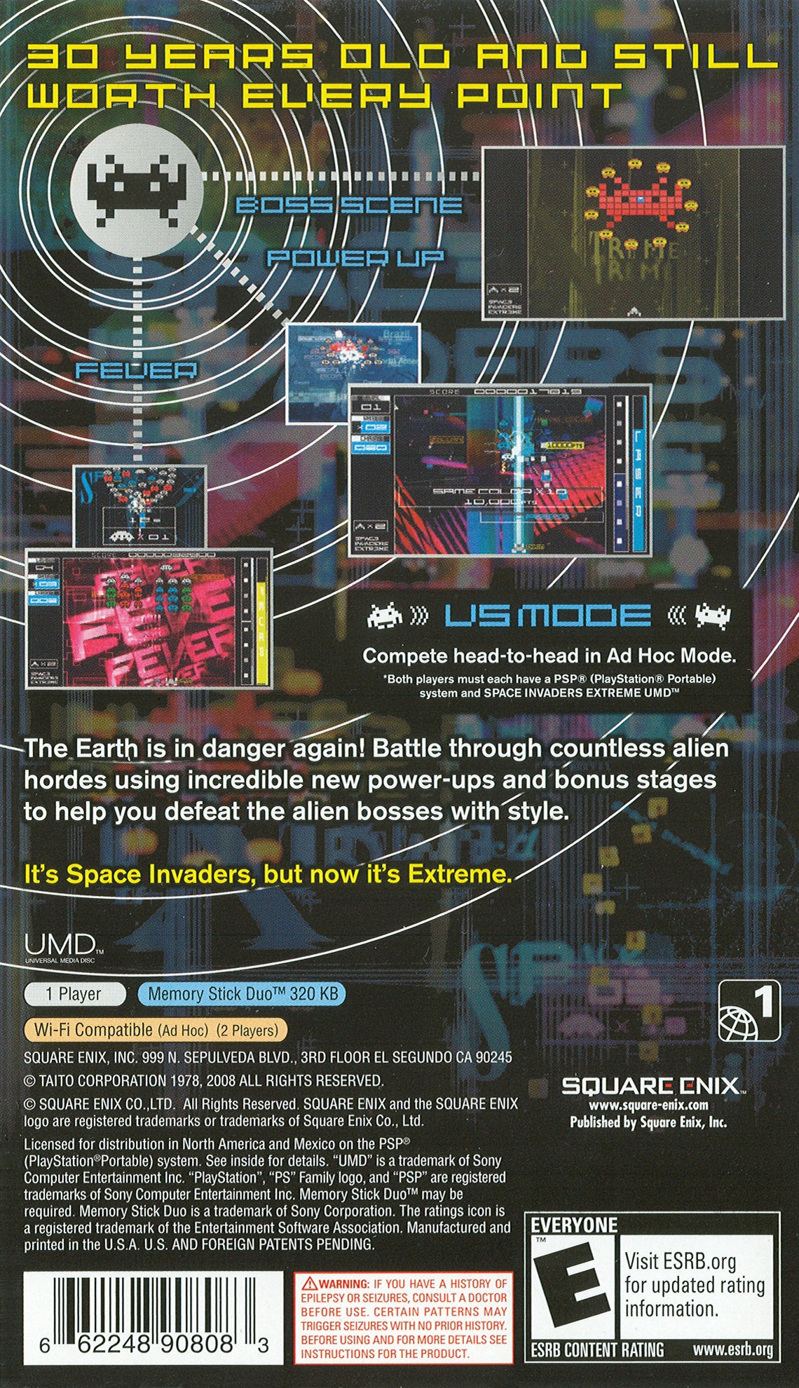 Space Invaders Extreme - PSP - Retro Island Gaming