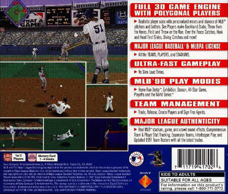 MLB 98 - Playstation