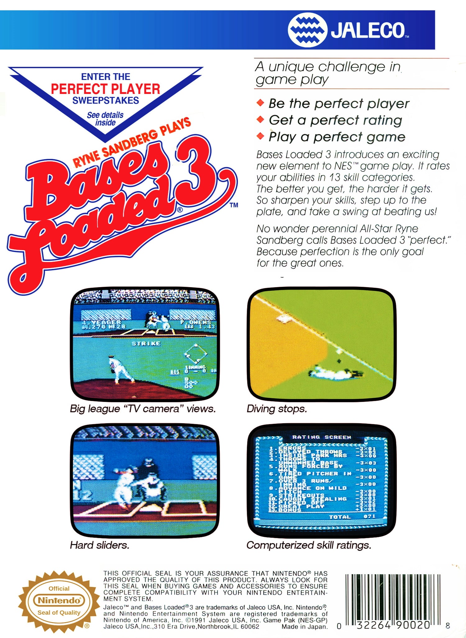 Bases Loaded 3 - NES