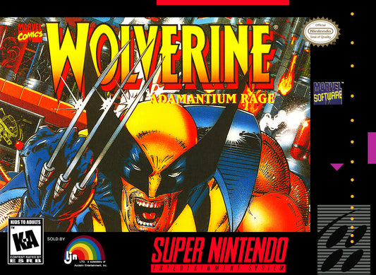 Wolverine Adamantium Rage - Super Nintendo - Retro Island Gaming