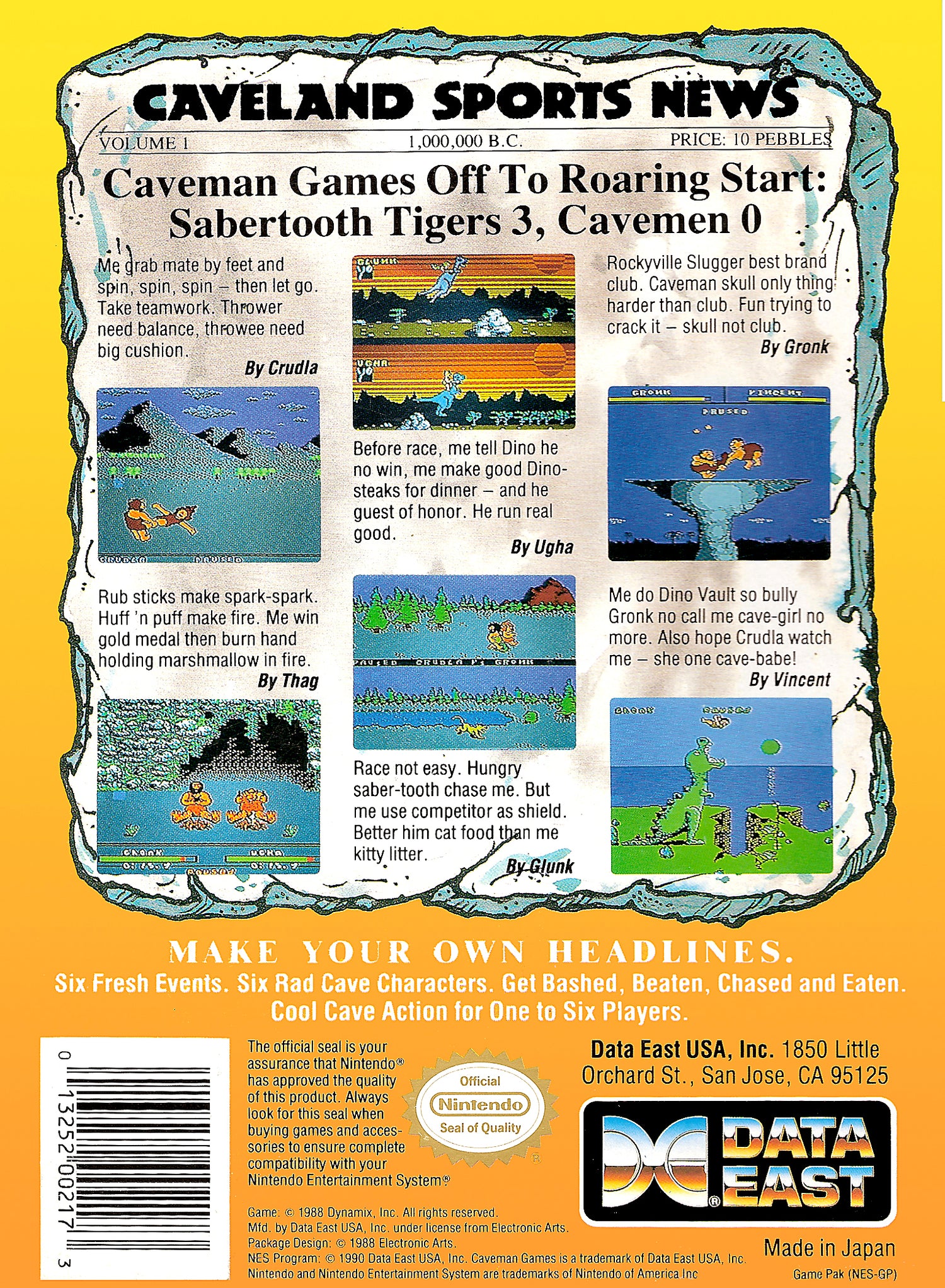 Caveman Games - NES