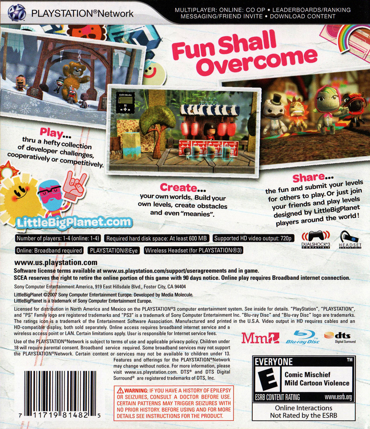 LittleBigPlanet [Game of the Year Greatest Hits] - Playstation 3 - Retro Island Gaming