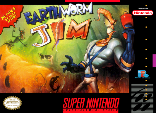 Earthworm Jim - Super Nintendo - Retro Island Gaming