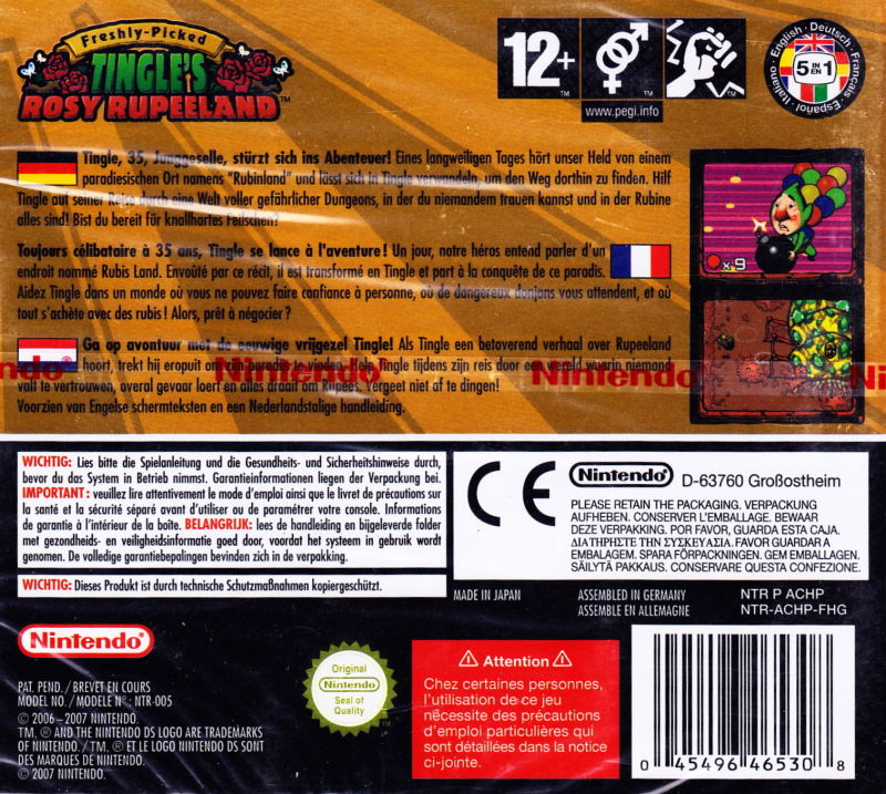 Freshly-Picked Tingle's Rosy Rupeeland - PAL Nintendo DS