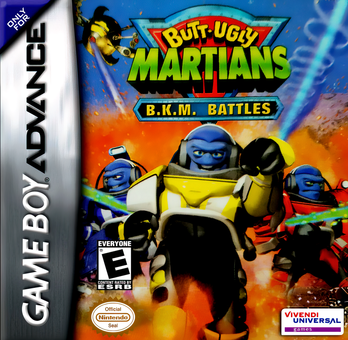 Butt Ugly Martians BKM Battles - GameBoy Advance
