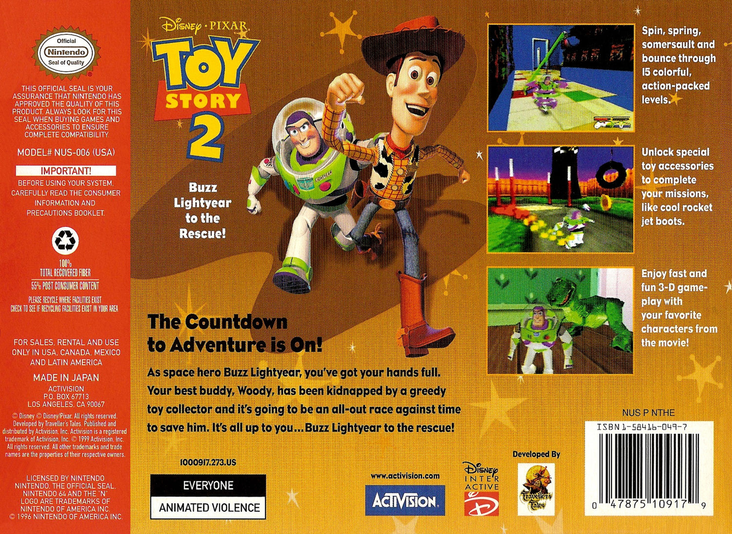 Toy Story 2 - Nintendo 64