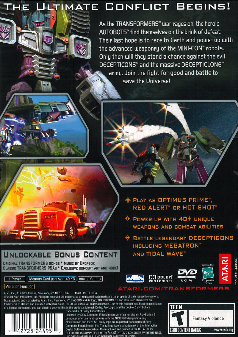 Transformers - Playstation 2