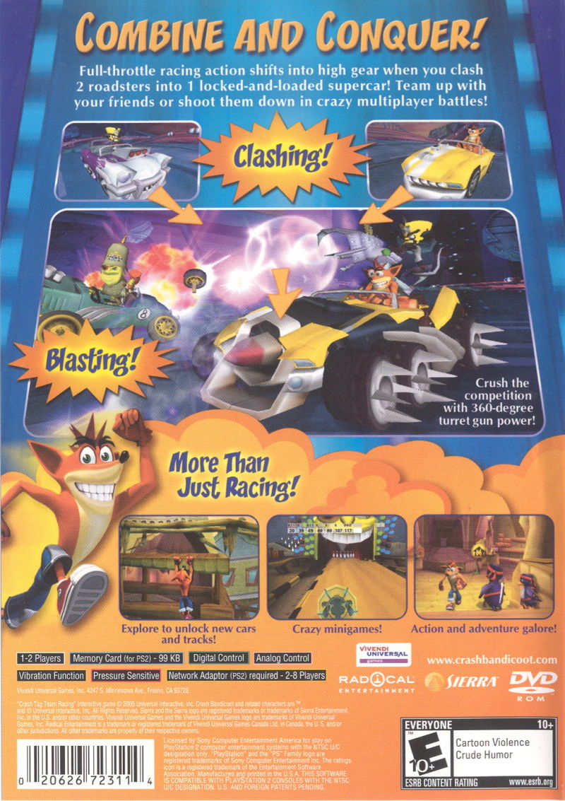 Crash Tag Team Racing - Playstation 2