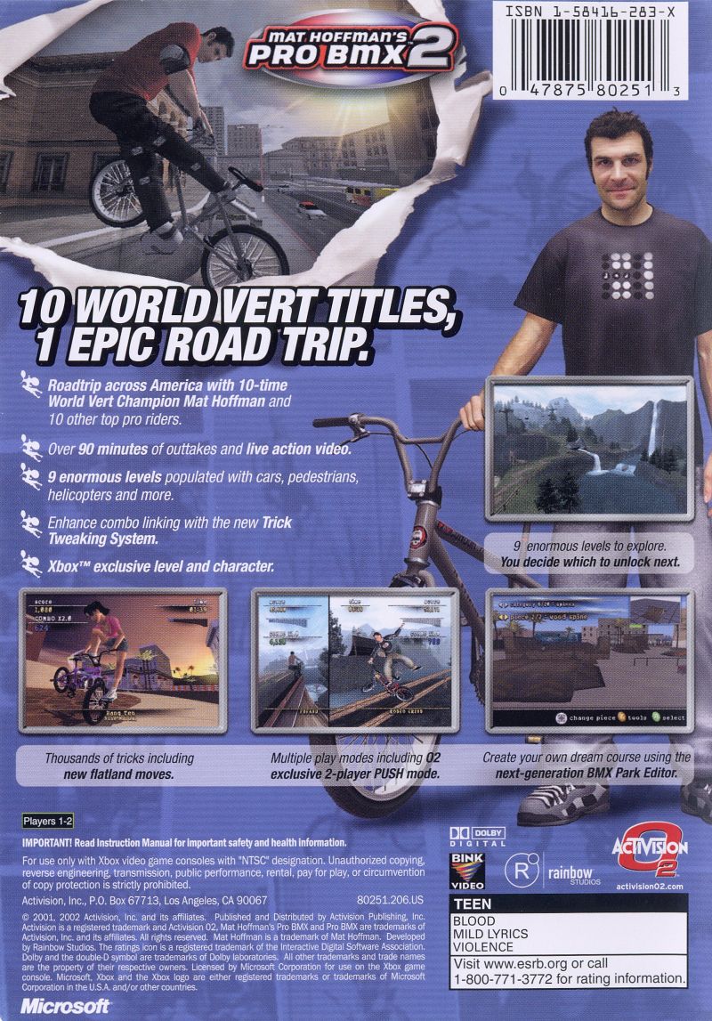 Mat Hoffman's Pro BMX 2 - Xbox