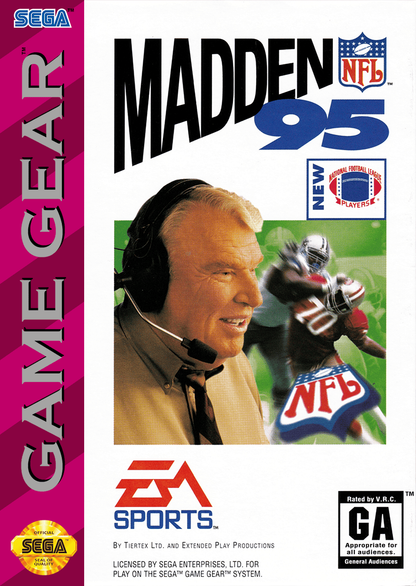 Madden 95 - Sega Game Gear
