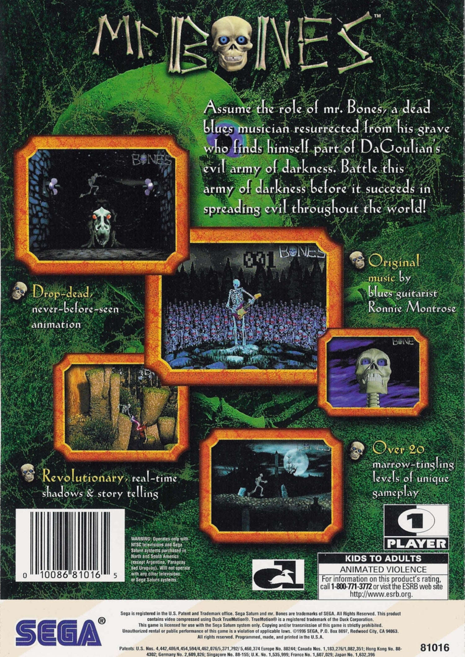 Mr. Bones - Sega Saturn