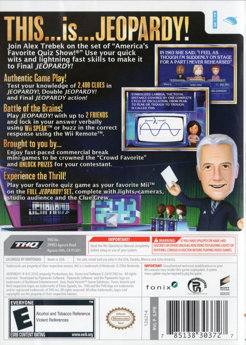 Jeopardy - Wii - Retro Island Gaming