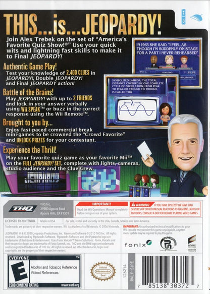 Jeopardy - Wii - Retro Island Gaming