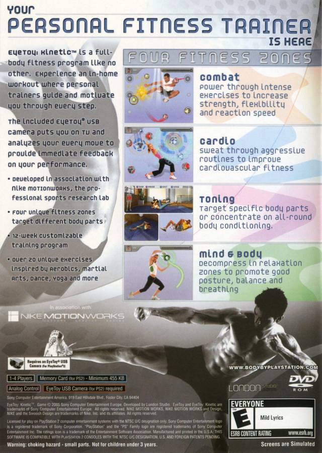 Eye Toy Kinetic - Playstation 2