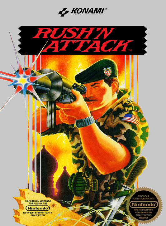Rush'n Attack [5 Screw] - NES - Retro Island Gaming