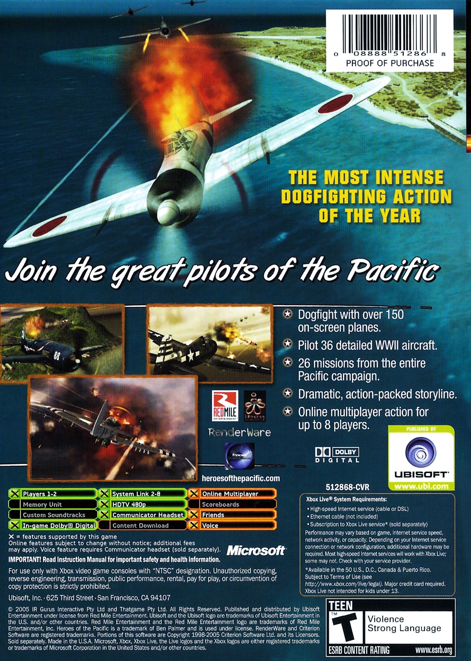 Heroes of the Pacific - Xbox