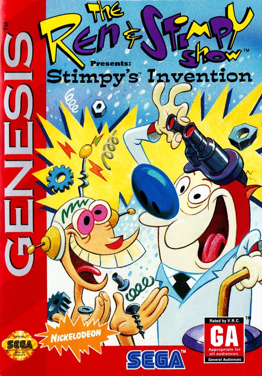 The Ren and Stimpy Show Stimpy's Invention - Sega Genesis - Retro Island Gaming