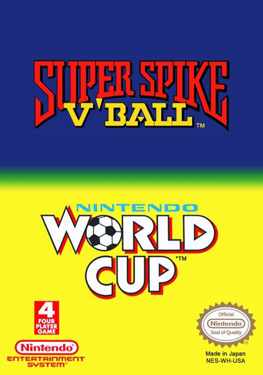 Super Spike Volleyball and World Cup Soccer - NES - Retro Island Gaming