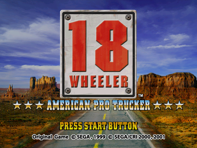 18 Wheeler American Pro Trucker - Sega Dreamcast