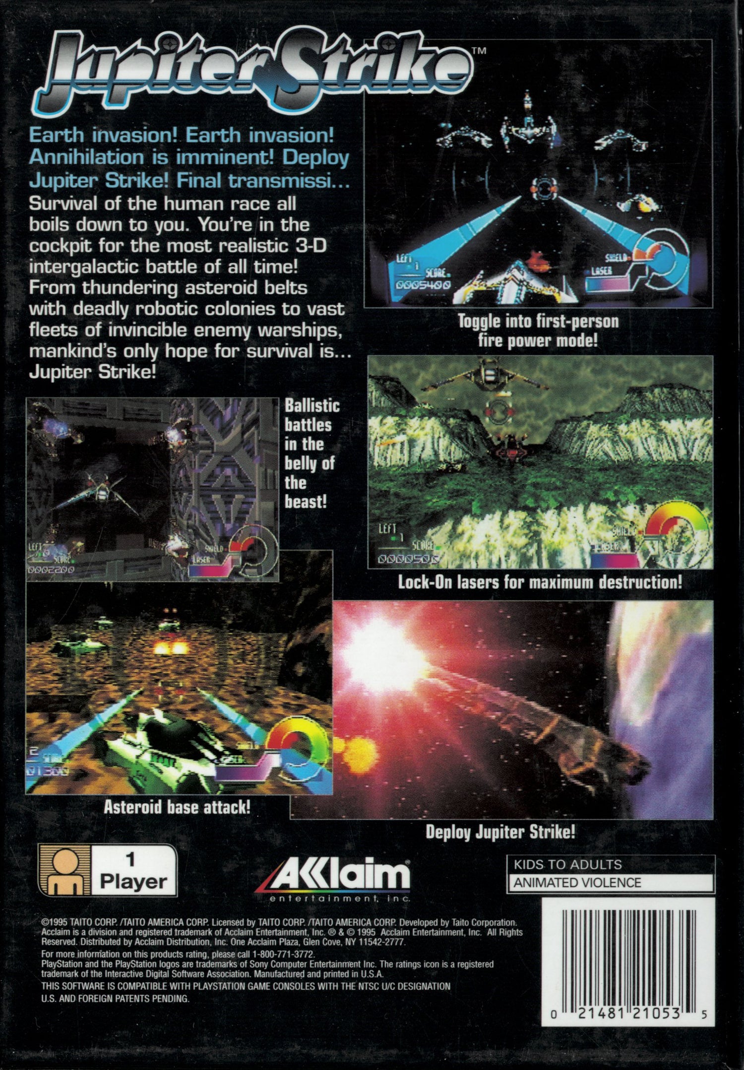 Jupiter Strike [Long Box] - Playstation