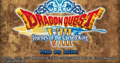 Dragon Quest VIII: Journey of the Cursed King - Nintendo 3DS