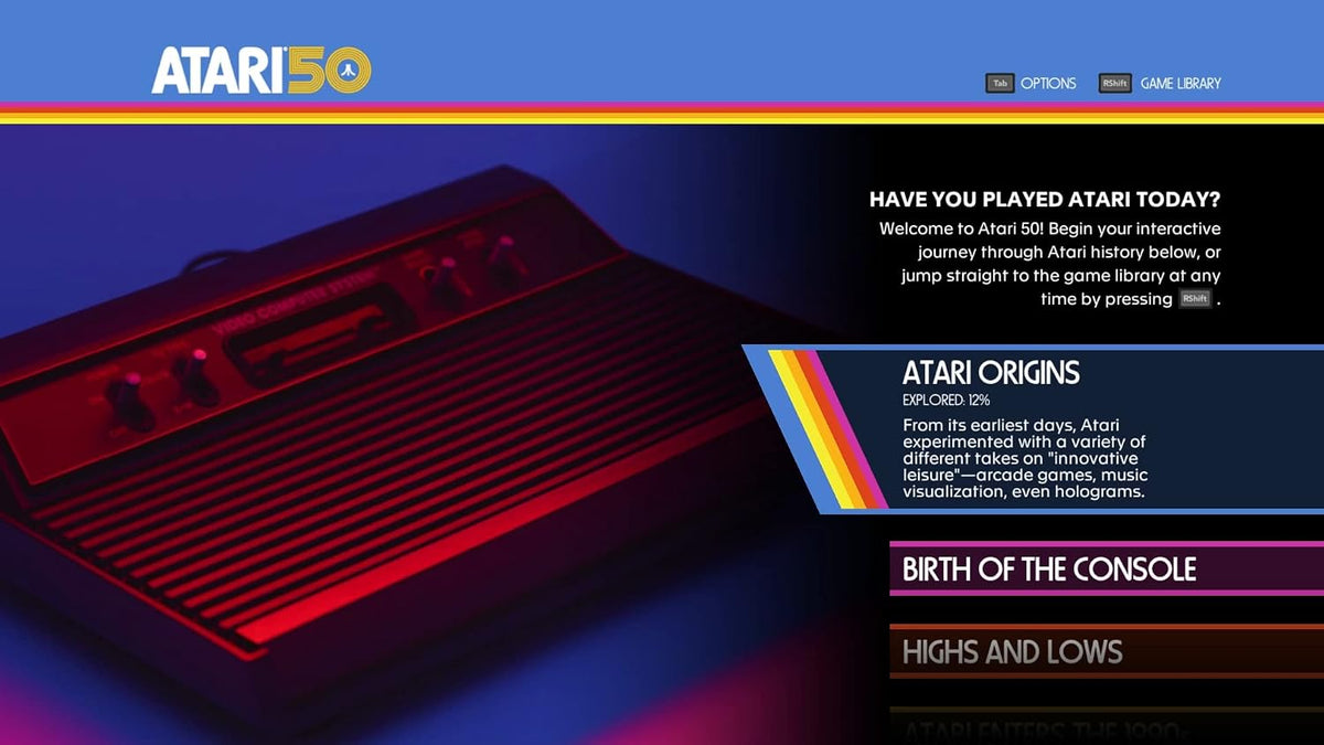 Atari 50: The Anniversary Celebration - Playstation 5 - Retro Island Gaming