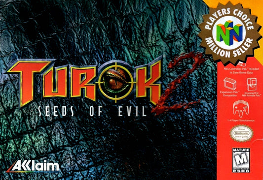 Turok 2 Seeds of Evil [Players Choice] - Nintendo 64 - Retro Island Gaming
