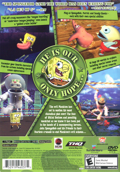 SpongeBob SquarePants Battle for Bikini Bottom [Greatest Hits] - Playstation 2 - Retro Island Gaming