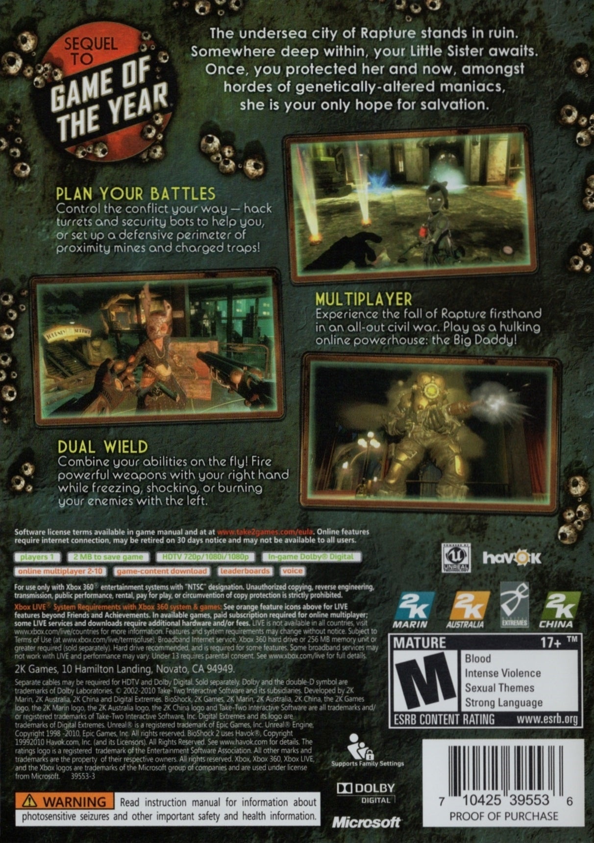 BioShock 2 - Xbox 360